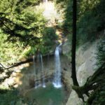 Aussichtskanzel an den Scheidegger Wasserfällen